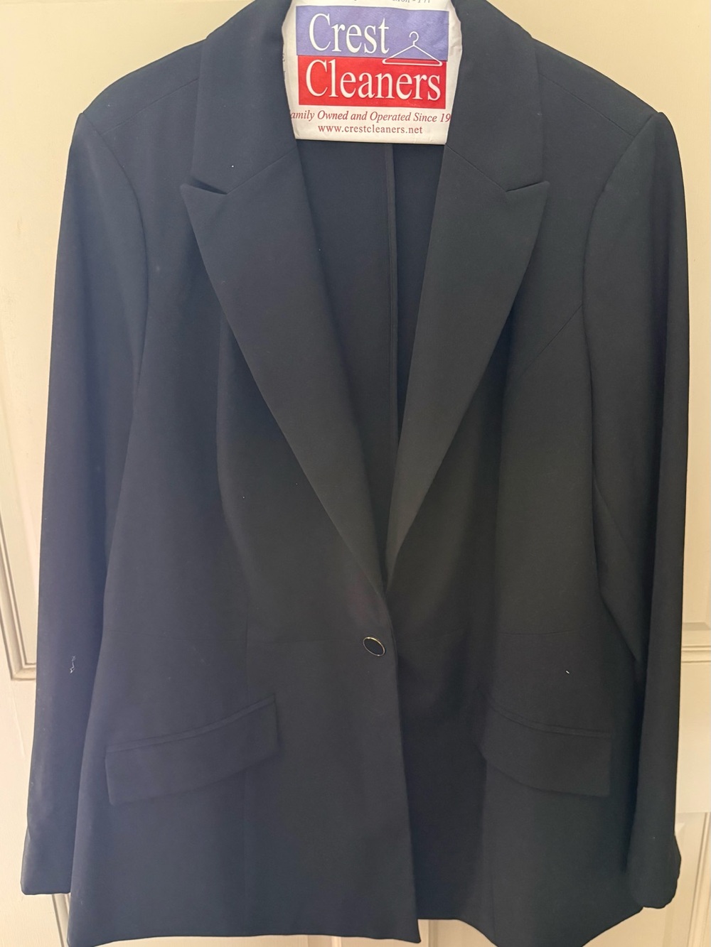 Lane Bryant Black Single-Button Tailored Blazer